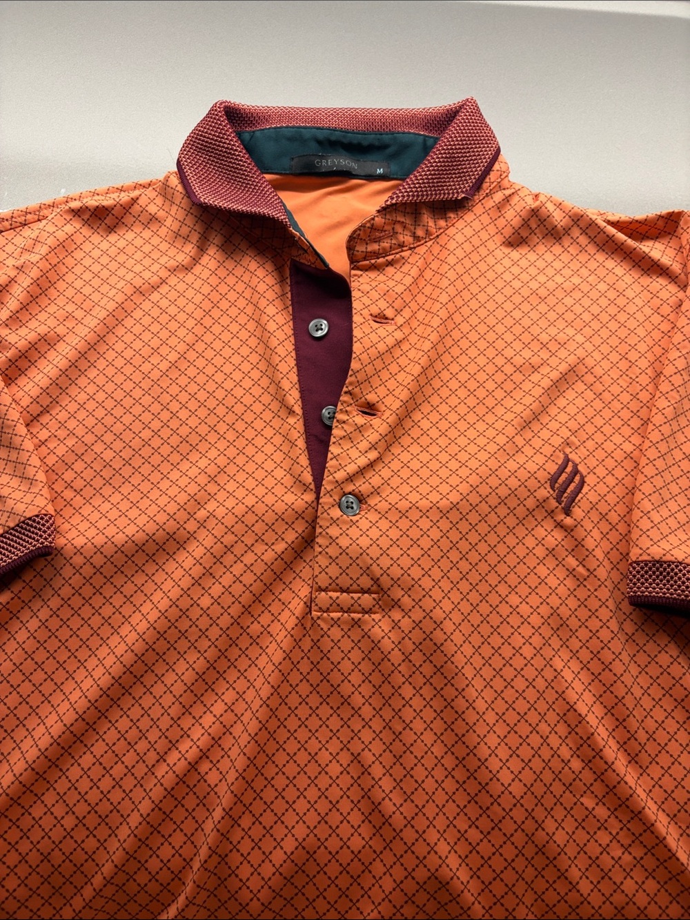 MENS GREYSON GOLF SHIRT MEDIUM